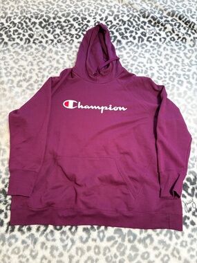 Purple Champion Pullover Hoodie